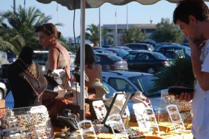 Affiche Marché nocturne "Arts et gourmandises palavasiennes" - Agrandir l'image, fenêtre modale