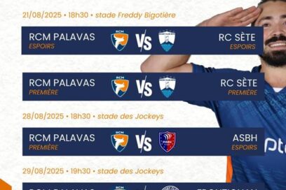 Programme matchs de rugby RCM Palavas - Agrandir l'image, fenêtre modale